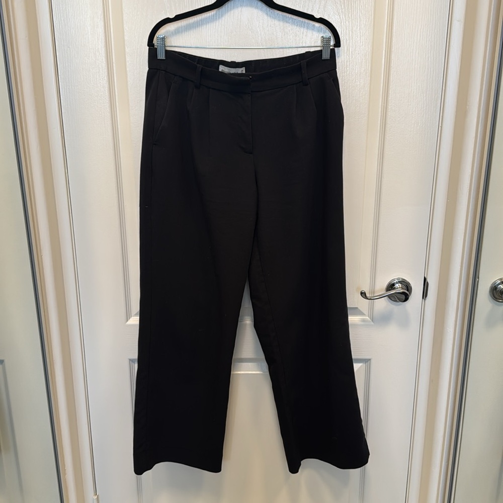Abercrombie & Fitch Black Wide-Leg Pants - Picture 11 of 12